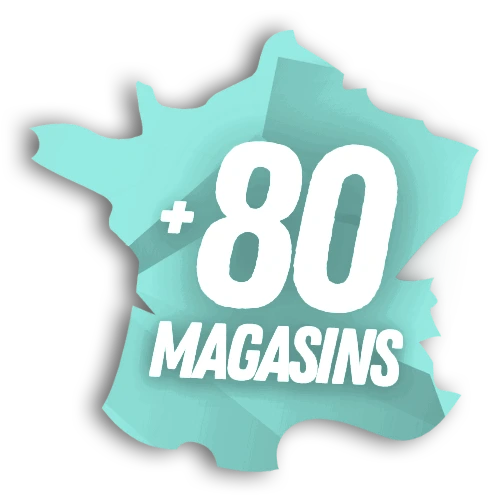 Carte de France nombre de magasins Docteur IT